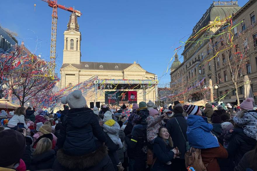 Dje&ccaron;ji do&ccaron;ek Nove godine u Zagrebu