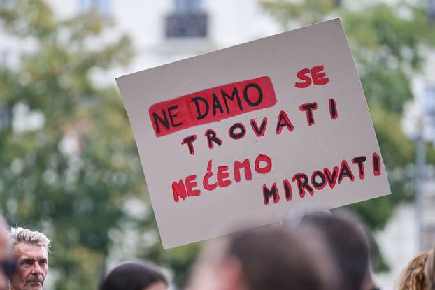 Zagreb: Okupljanje prosvjednika Hodaj za Liku, hodaj za Hrvatsku