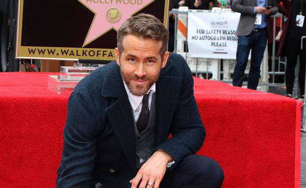 USA - Ryan Reynolds Hollywood Walk of Fame Star Ceremony - Los Angeles