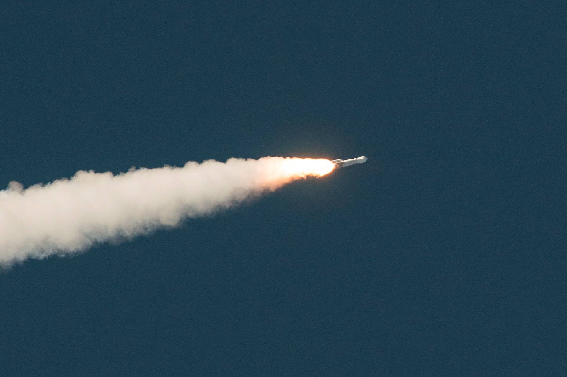 The United Launch Alliance Atlas V rocket carrying NASA's Origins, Spectral Interpretation, Resource Identification, Security-Regolith Explorer (OSIRIS-REx) spacecraft lifts off on from Space Launch Complex 41 at Cape Canaveral Air Force Station