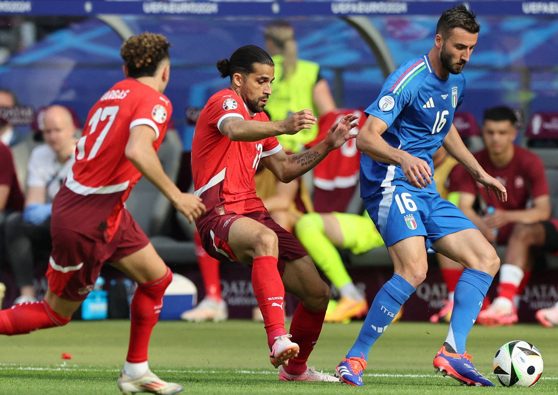 Euro 2024 - Round of 16 - Switzerland v Italy