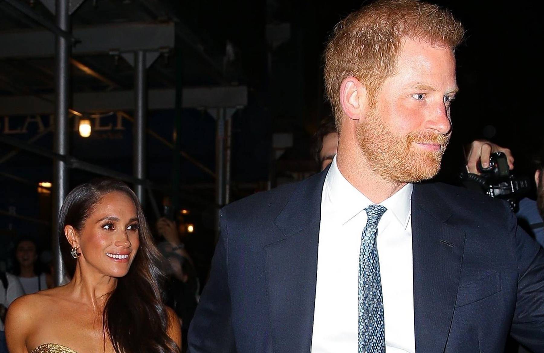 Prince Harry and Meghan Markle depart The Foundation Women of Vision Awards in NYC