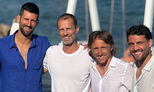 FOTO Sportska elita okupila se na Korčuli. Modrić i Kovačić u društvu Čeferina i Đokovića