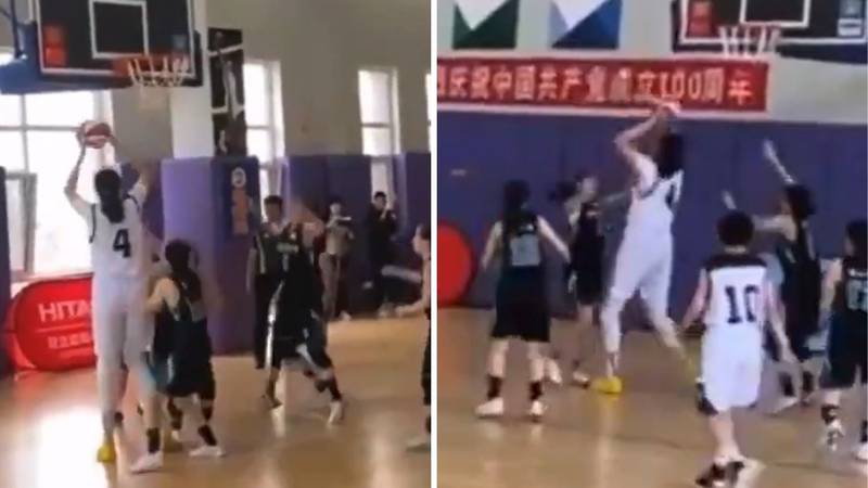 Zenski Yao Ming Ima Tek 14 Godina A Visoka Je 226 Cm M