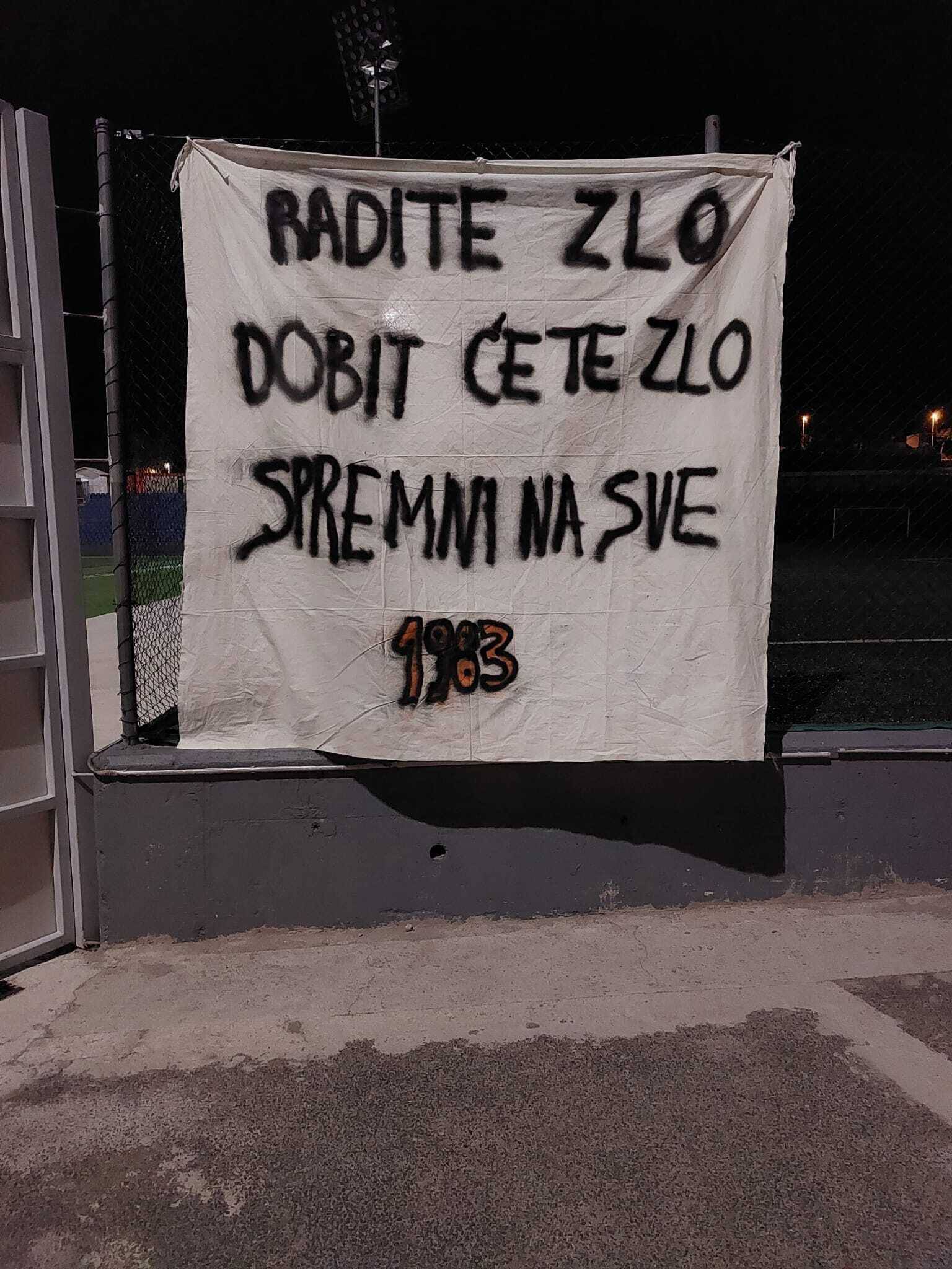 Prosvjed u Šibeniku: Ne želimo biti filijala 'trofejnog' Hajduka!