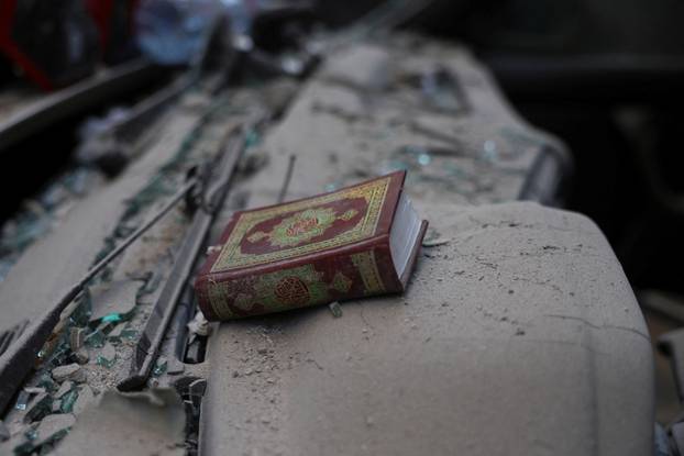 Aftermath of an Israeli strike, in central Beirut