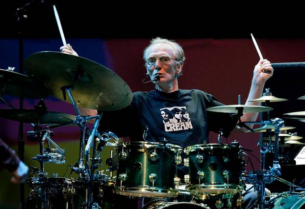 FILE PHOTO: Legendary supergroup Cream perform during a concert at the Royal Albert Hall in London