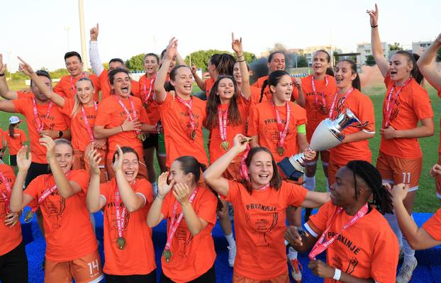 Nogometašice Agrama prvi put u povijesti osvojile naslov prvakinja Hrvatske