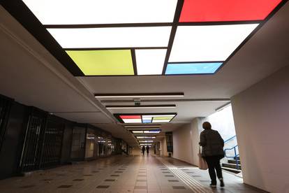 FOTO Pogledajte kako izgleda jedan od najljepših zagrebačkih pothodnika: 'Kao Mondrian!'