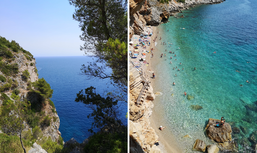 FOTO Ovako izgleda najljepša skrivena plaža u Hrvatskoj do koje je kamenje zatrpalo put