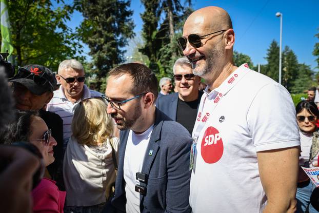 Zagreb: Gradonačelnik Tomislav Tomašević posjetio je proslavu Međunarodnog praznika rada