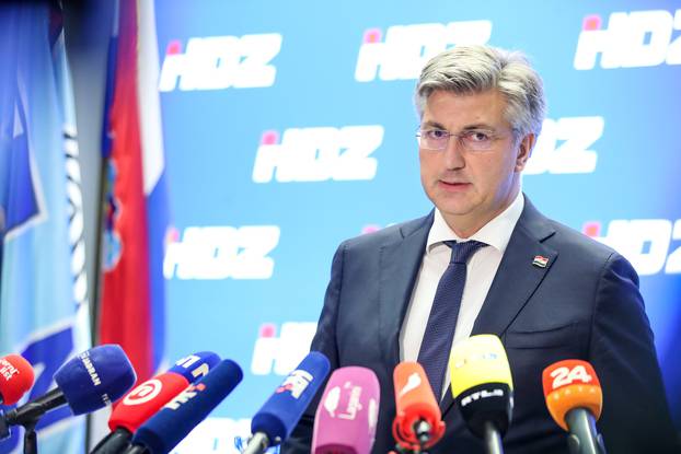 Zagreb: Izjava premijera Adreja Plenkovića nakon sjednice Predsjedništva HDZ-a