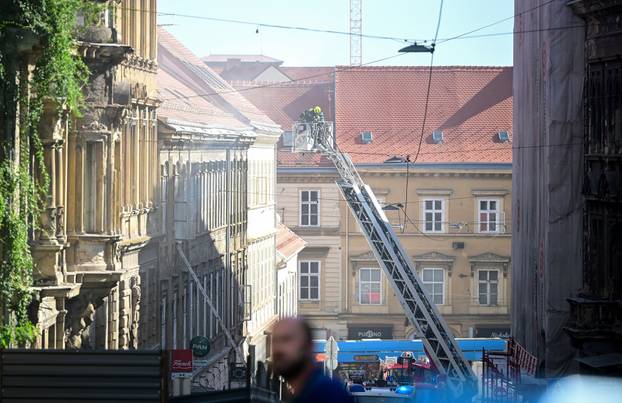 Zagreb: Požar u Mesničkoj ulici