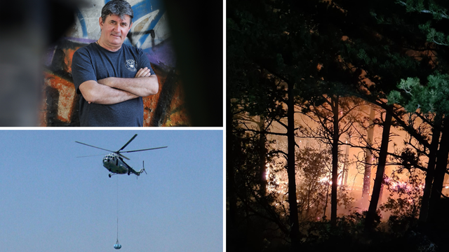 Gori iznad Brela: Vatrogasci se penju na Biokovo, s planinarima požar gasio i glumac Mlikota