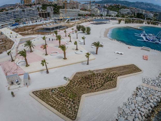 Split uskoro dobiva jednu od najljepših plaža na Mediteranu, ovako sada Žnjan izgleda iz zraka