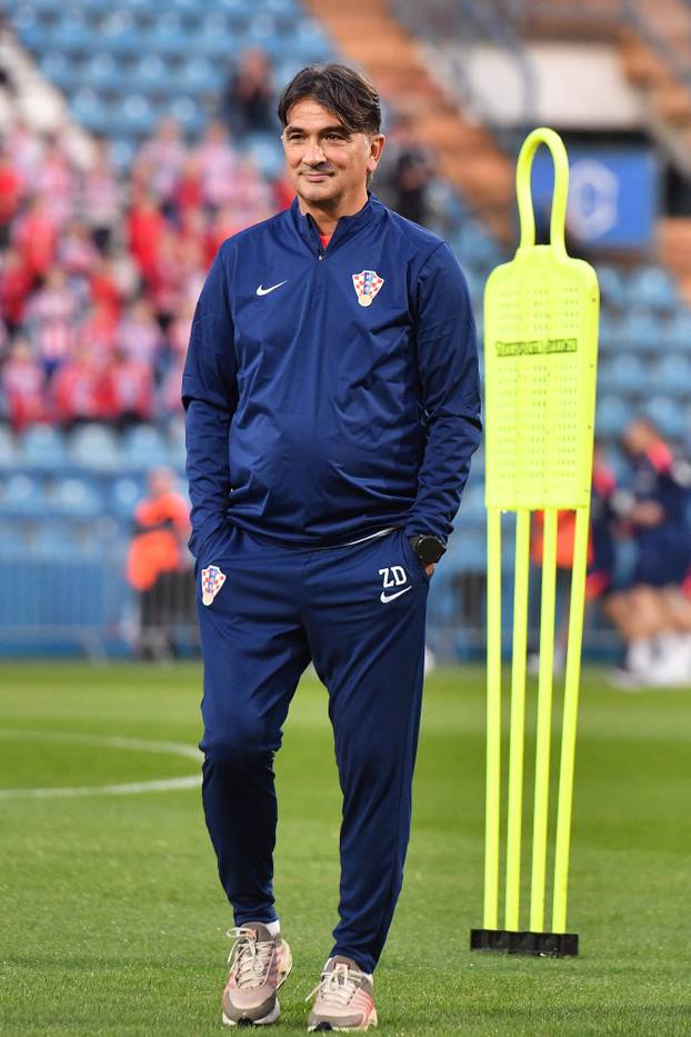 Varaždin: Trening hrvatske nogometne reprezentacije