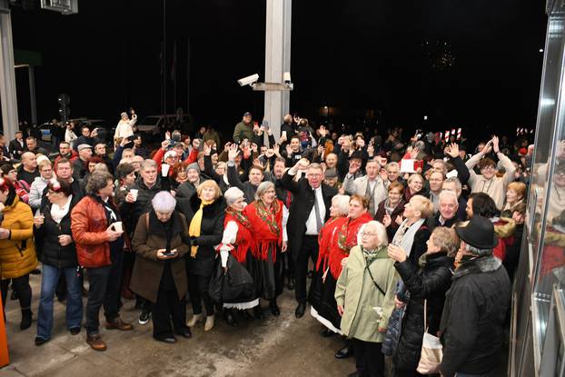 Mursko Središće: Na graničnom prijelazu organizirana svečanost ulaska u zonu Schengena, uz vatromet i tamburaše