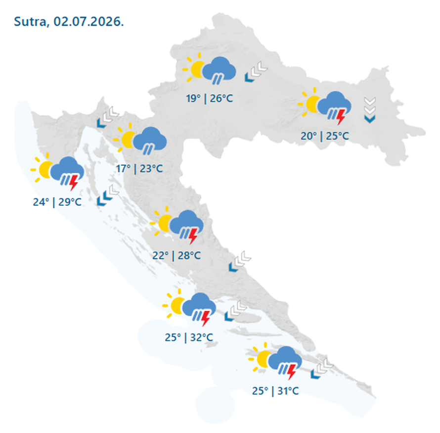 Kaos u Njemačkoj i Švicarskoj: Otkazali su stotine letova, jako nevrijeme stiže i u Hrvatsku!