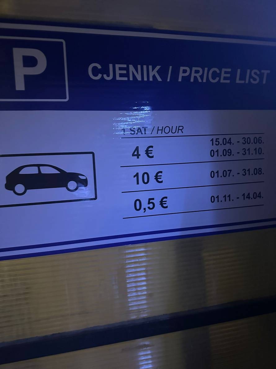 Noć u Trogiru skuplja je od vile u Dubaiju: 'Naplaćeno mi je čak 20 eura za sat i pol parkinga!'