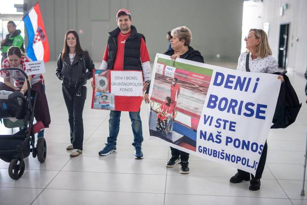 Zagreb: Svečani doček hrvatskih reprezentativaca sa Svjetskog prvenstva u paraatletici