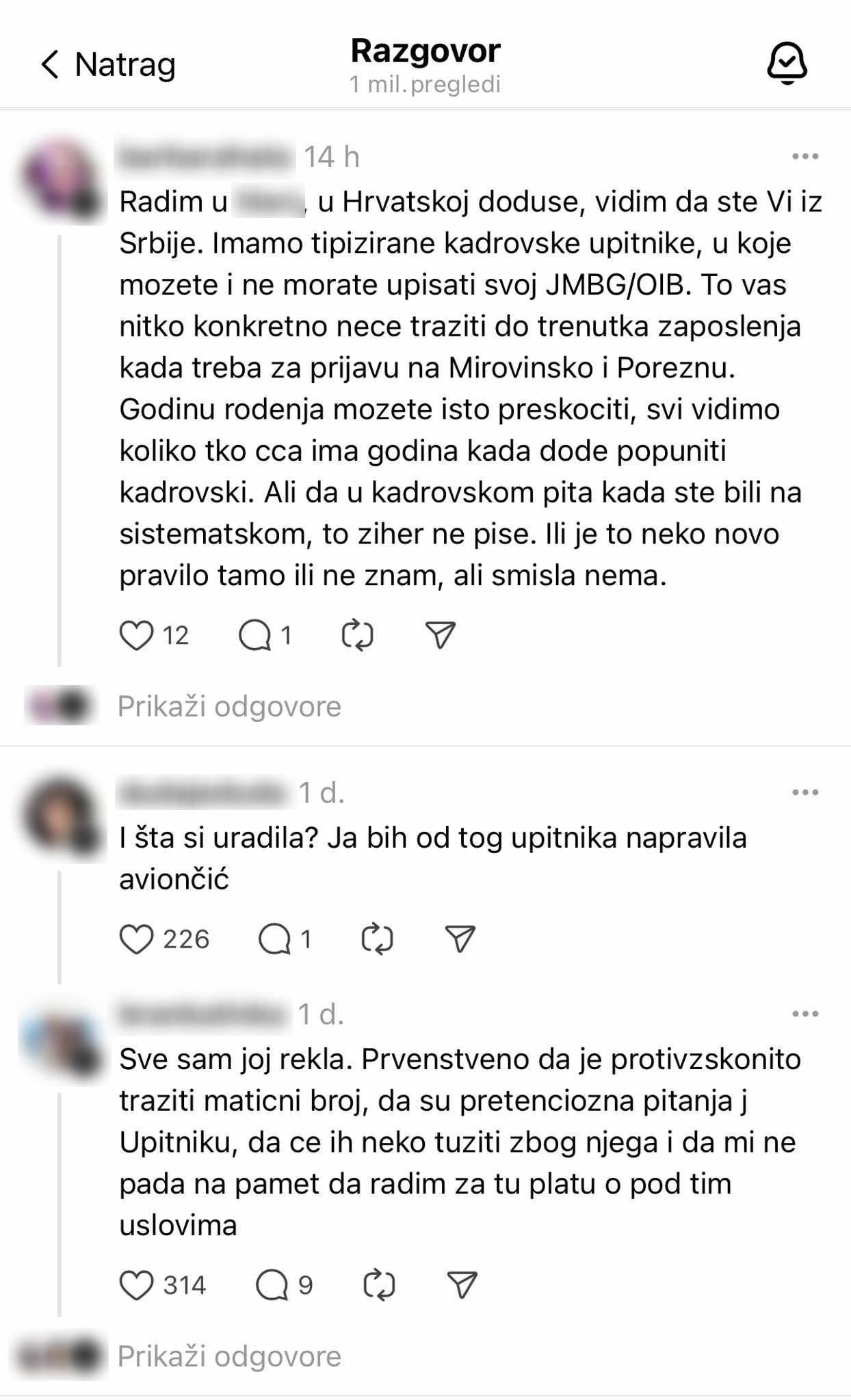 Šokirala ju pitanja na razgovoru za posao. Lanac trgovina je i u Hrvatskoj: Užas! A plaća 460 €!