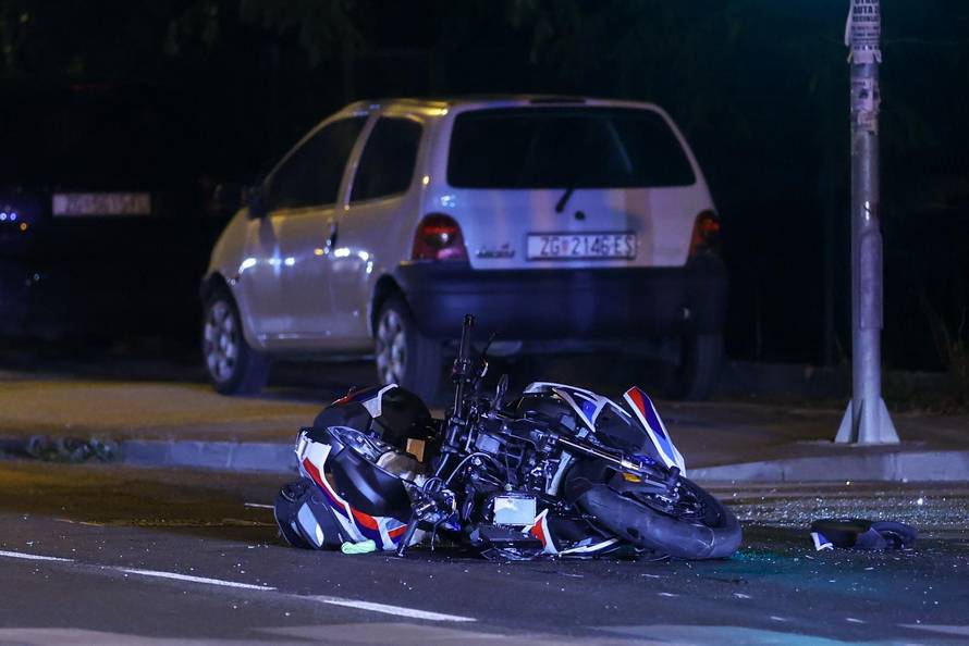 Teška prometna nesreća u centru Zagreba: Sudarili se kombi i motocikl