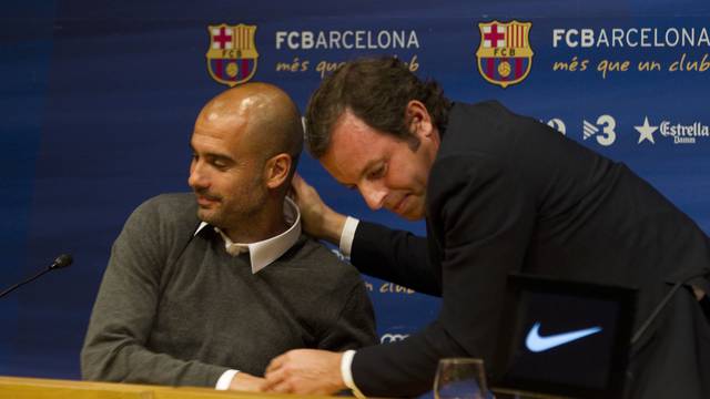Primera Division, FC Barcelona Pressekonferenz Pep Guardiola