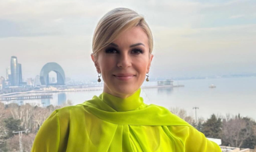 Kolinda zablistala u živahnim bojama, istaknula vitku liniju