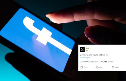 FOTO Cijeli internet bruji o padu Facebooka i Instagrama, oglasili se i s X-a: 'Znamo zašto ste tu...'