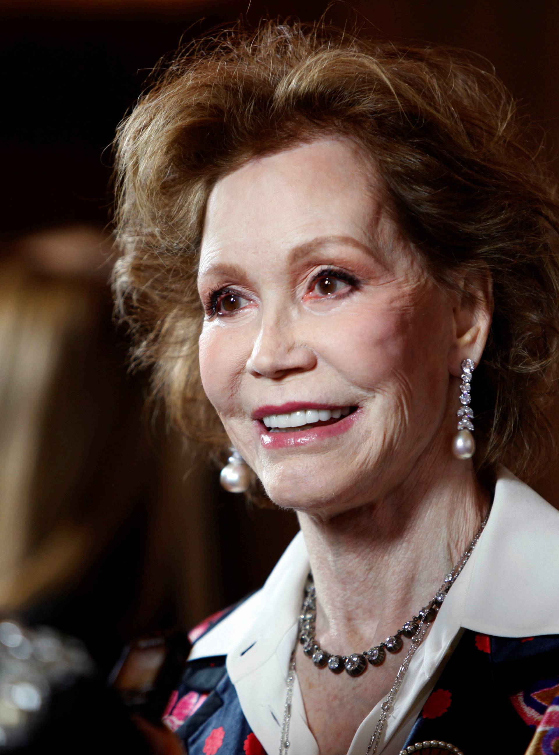 File Photo: Mary Tyler Moore arrives for the taping of "Betty White's 90th Birthday: A Tribute to America's Golden Girl" in Los Angeles