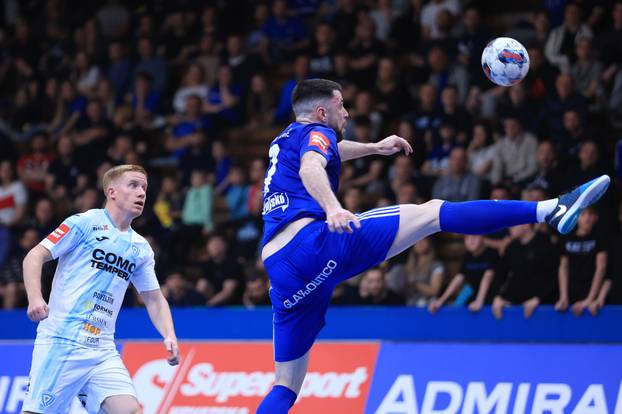 Zagreb: SuperSport Hrvatska malonogometna liga, 18. kolo, MNk Futsal Dinamo - HMNK Rijeka