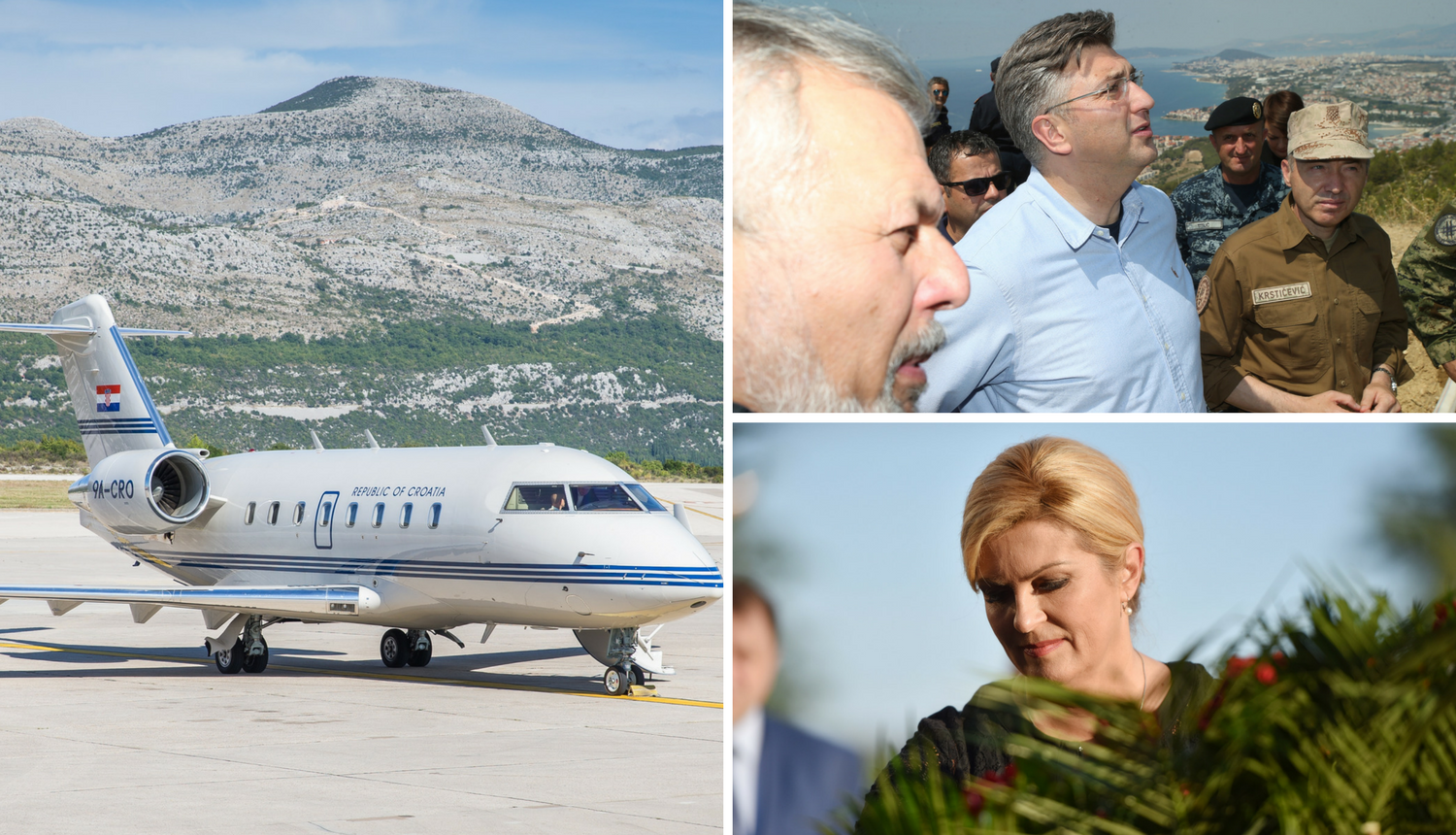 Plenki i Kolinda idu Vladinim zrakoplovom na izjave u Split