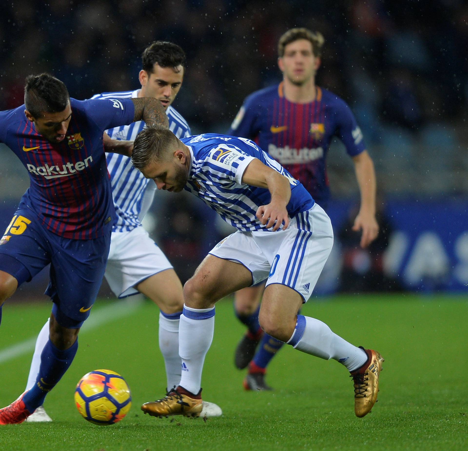 La Liga Santander - Real Sociedad vs FC Barcelona