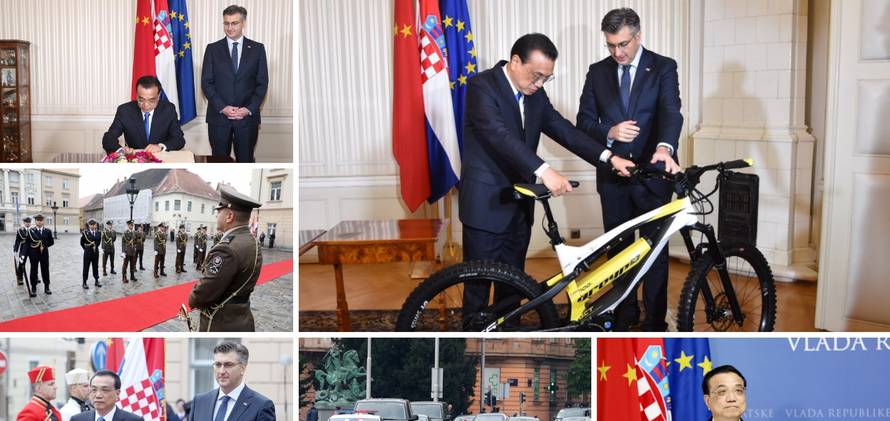 Plenković na dar dobio loptu, a on poklonio bicikl Mate Rimca