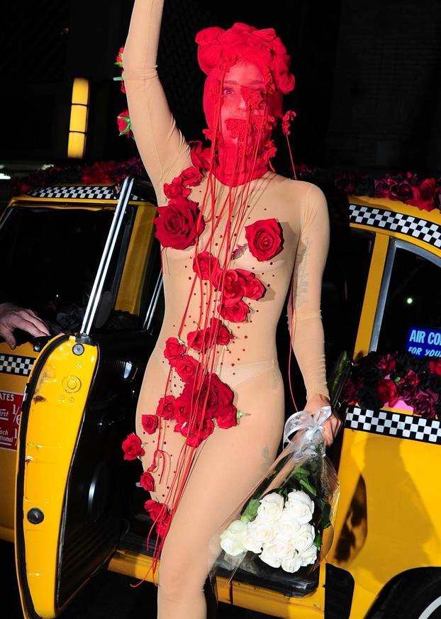 New York: Lady Gaga se za ro?endan odjenula u veliku ružu 