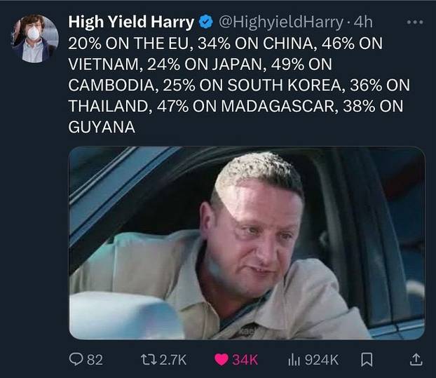 FOTO Internet 'gori' nakon što je Trump uveo carine cijelom svijetu: Ovo su najbolji memovi