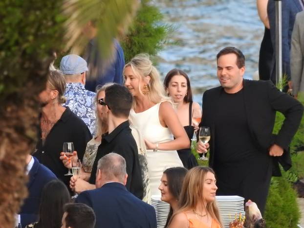 Dubrovnik:  Primanje dan uoči svadbe  Nicole Artukovich i Liama Stewarta