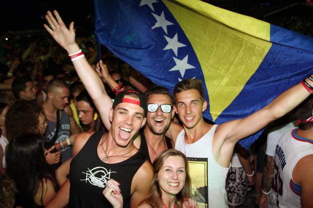 Split: Vesela lica partijanera drugog dana Ultra Europe Festivala