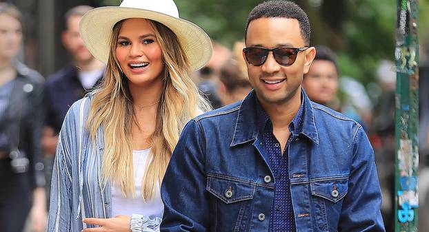 Chrissy Teigen and John Legend Sighting - New York