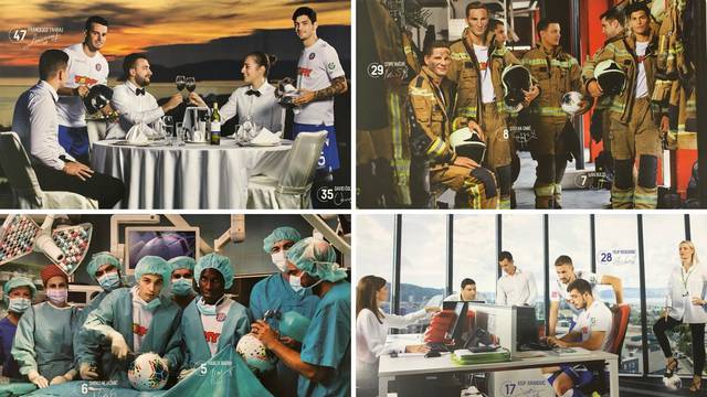 Hajduk predstavio kalendar: Igrači kao kirurzi na operaciji