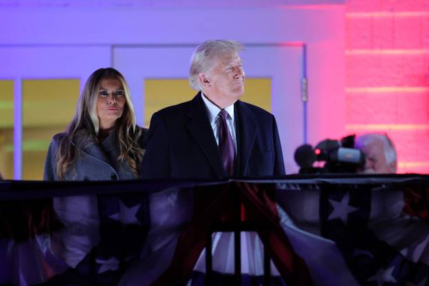 Fireworks display ahead of the inauguration of U.S. President-elect Donald Trump, in Sterling