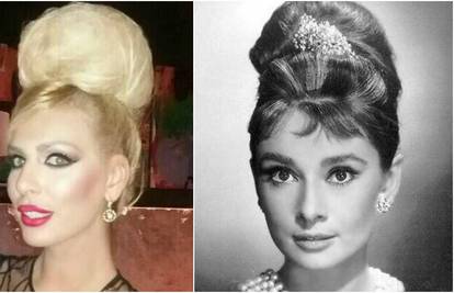 Uzor za Avinu frizuru bila je legendarna Audrey Hepburn