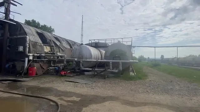 Ugašen požar u rafineriji nafte u sibirskom gradu Angarsku