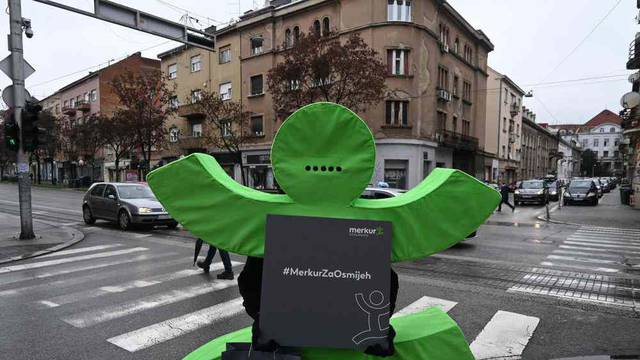 Povodom najdepresivnijeg dana godini, u Zagrebu se provodila jedna sretna kampanja