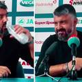 VIDEO Gattuso i bočica: Žedni trener Hajduka mislio je da pije običnu vodu. Reakcija je hit...