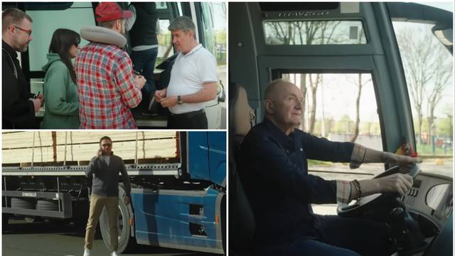 Zvijezde u novim ulogama: Mate Bulić vozi autobus, Jole kamion, a Mlikota je kondukter