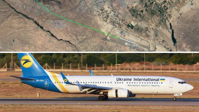 Strava: Kod Teherana se srušio ukrajinski avion sa 180 putnika