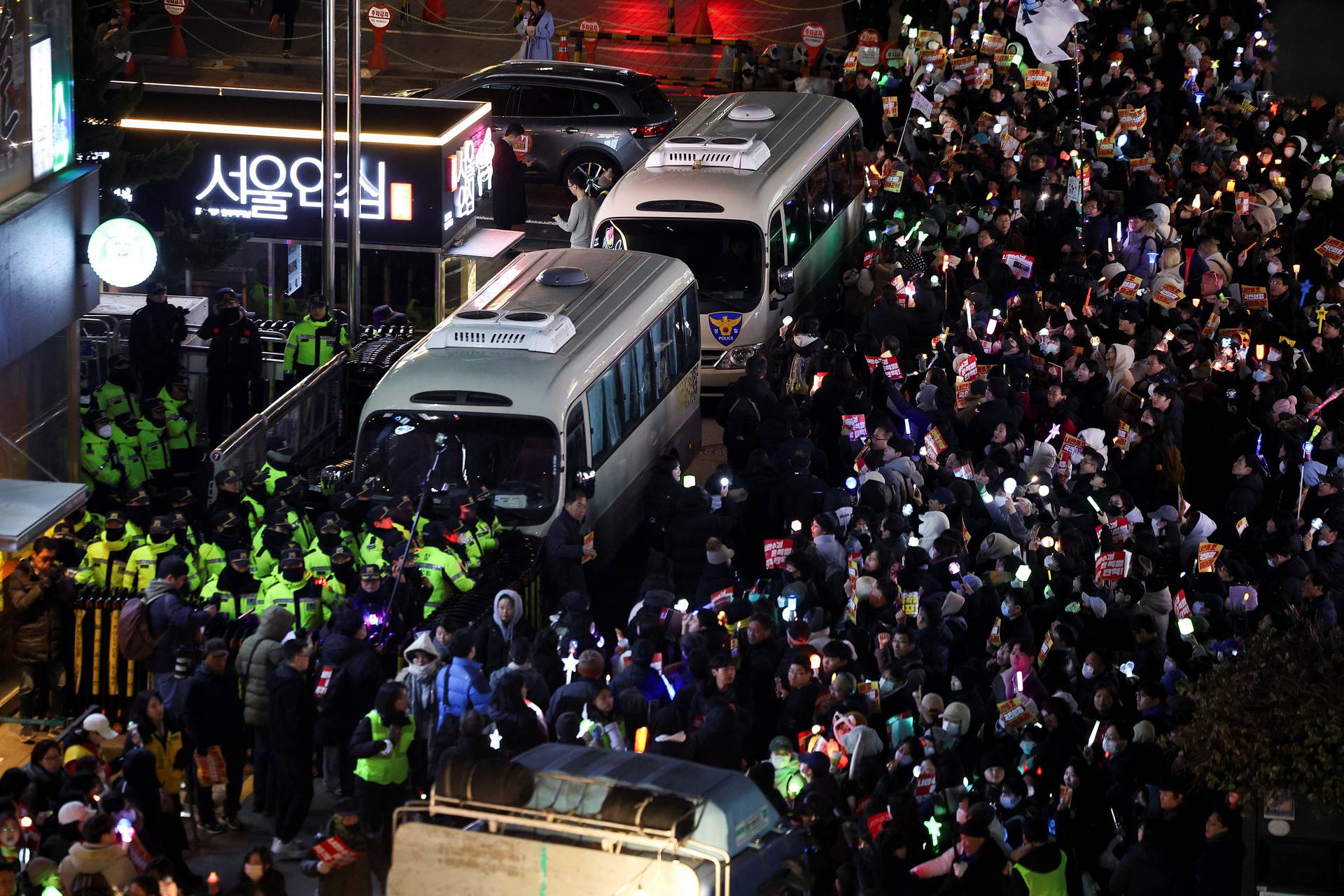 Protesters attend a rally calling for the impeachment of South Korean President Yoon Suk Yeol, in Seoul