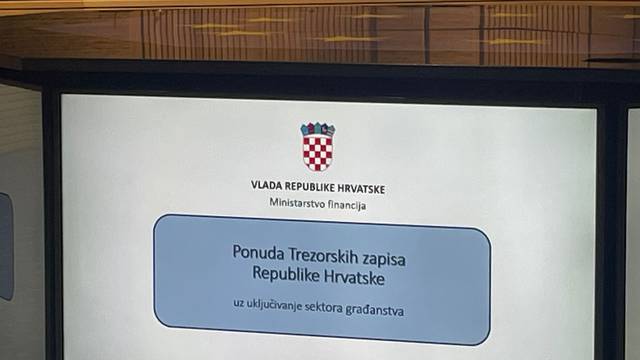 Primorac predstavio Trezorske zapise i za građane: Minimalni ulog između 960 i 990 eura