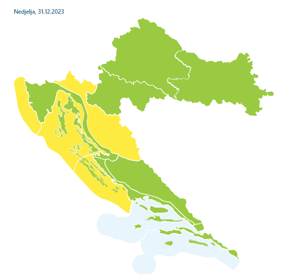 Idete na doček na otvorenom? Evo kakvo vas vrijeme očekuje